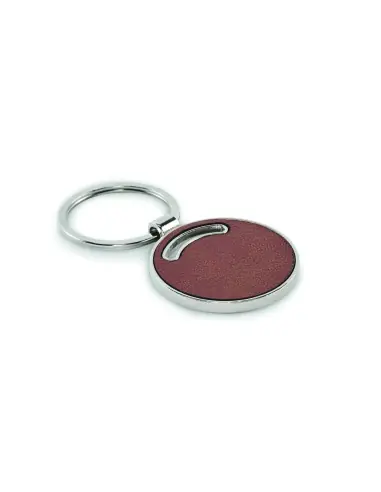 Llavero redondo de polipiel 7MO2537