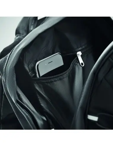 Mochila jaspeada 600D RPET 7MO6156