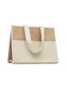 Bolsa nevera canvas y yute Ecológica Personalizada 7MO6160 - Imagen 3
