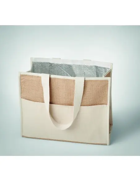 Bolsa nevera canvas y yute 7MO6160