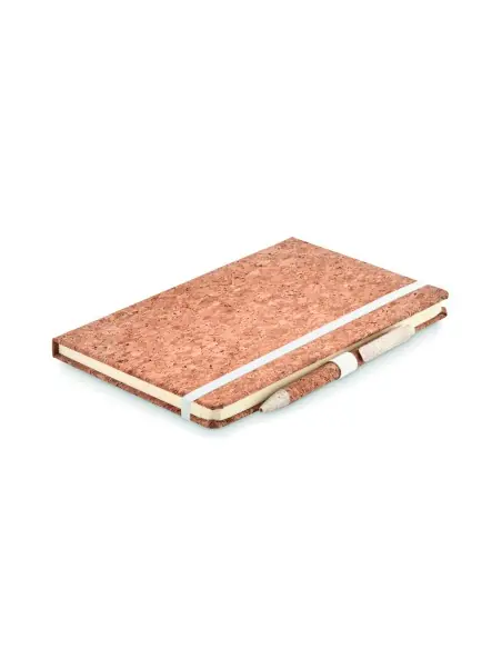 Set libreta bolígrafo corcho 7MO6202