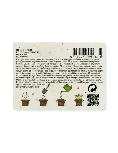 Bloc de notas semillas hierba 7MO6235