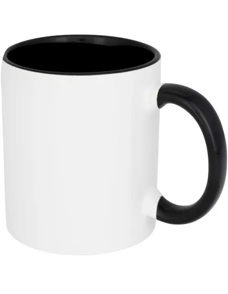 Taza de 350 ml para sublimación con asas e interior de color Personalizado Ecológico 6100522