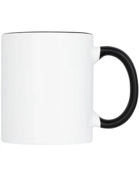 Taza de 350 ml para sublimación con asas e interior de color Personalizado Ecológico 6100522