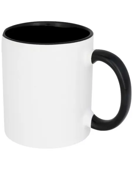 Taza de 350 ml para sublimación con asas e interior de color Ecológica Personalizada 6100522