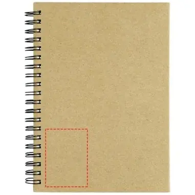 Libreta espiral de papel reciclado Ecológica...