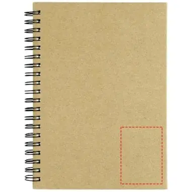 Libreta espiral de papel reciclado Ecológica...