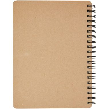 Cuaderno A6 papel reciclado con bolígrafo