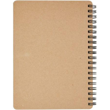 Cuaderno A6 papel reciclado con bolígrafo