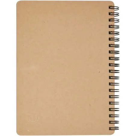 Libreta de papel reciclado con bolígrafo Ecológica Personalizada 6106268