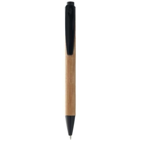Bolígrafo de bambú con tinta negra 14,1 cm