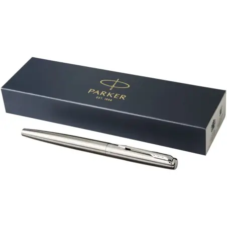 Parker pluma estilográfica de acero inoxidable (tinta azul) Ecológica Personalizada 6107420