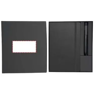 Set de regalo con libreta y bolígrafo Ecológica...