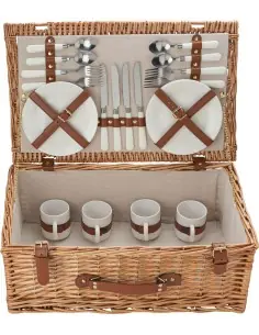 Cesta de sauce para picnic Ecológica Personalizada 105795