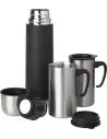 Set de termo y 2 tazas de acero inox Ecológico Personalizado 104678 - Imagen 2