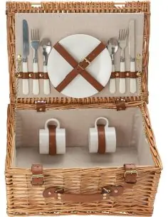 Cesta de sauce para picnic Ecológica Personalizada 105794