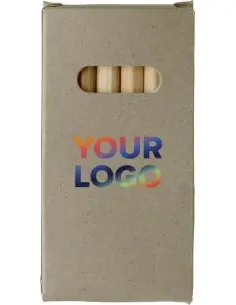 Set de lápices de madera Ecológica Personalizada 102432