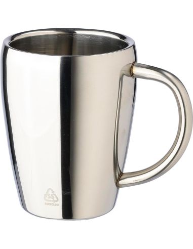 Set 2 tazas térmicas acero inox reciclado 200 ml