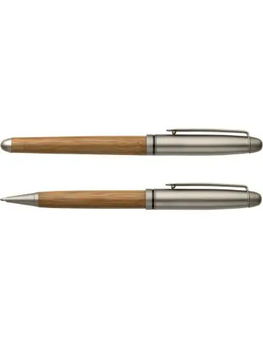 Bolígrafo y roller de bambú Ecológico...