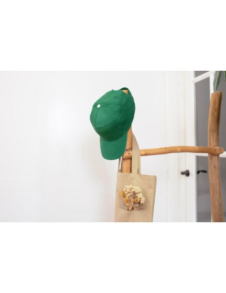 Gorra algodón twill 5 paneles visera sándwich velcro