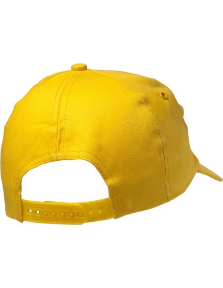 Gorra algodón twill 5 paneles cierre plástico ajustable