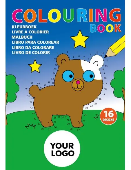 Cuaderno de cartón para colorear Ecológico Personalizado 104598
