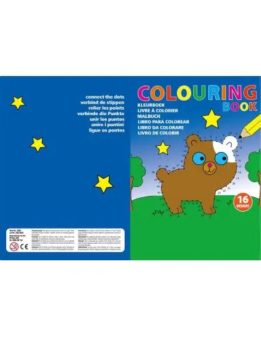 Cuaderno de cartón para colorear Ecológico...