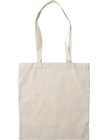 Bolsa algodón 180 g/m2 asas largas OEKO-TEX verde