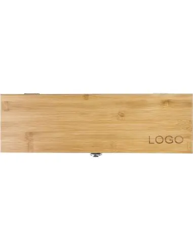 Set de vino de bambú Ecológico Personalizado...