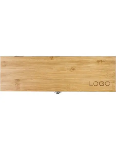 Set de vino de bambú Ecológico Personalizado 108855