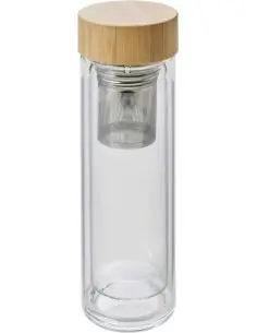 Termo de cristal y bambú Ecológico Personalizado 109135