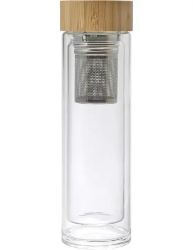 Termo de cristal y bambú Ecológico...