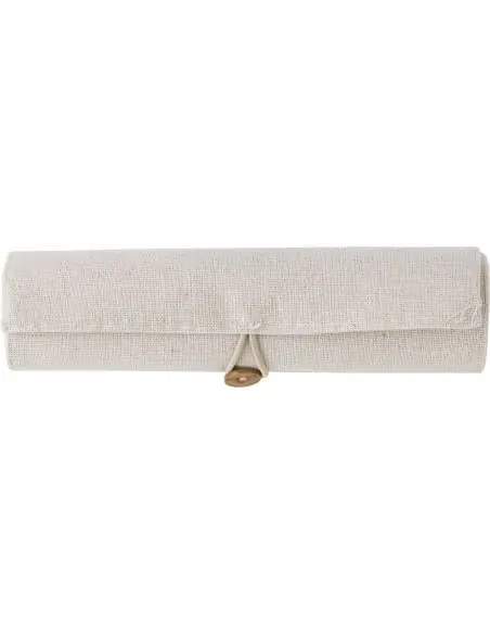 Estuche de lino con lápices Ecológico Personalizado 108534