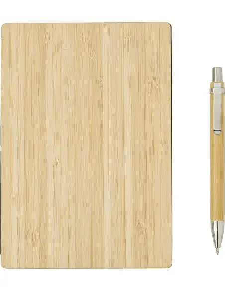 Set de escritura de bambú Ecológica Personalizada 109344