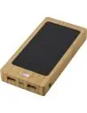 Power Bank solar de bambú Ecológico Personalizado 10431953 - Imagen 2