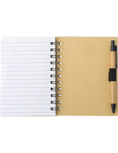 Libreta símil bambú con memos Ecológica Personalizada 10483412