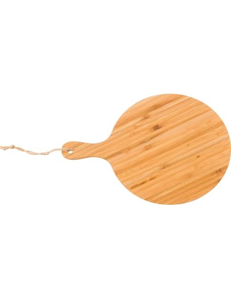 Tabla de cortar de bambú con asa y cuerda 31 cm
