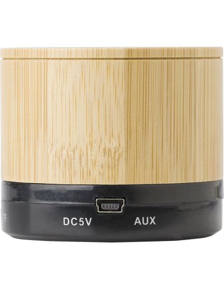 Altavoz de bambú Bluetooth y MP3