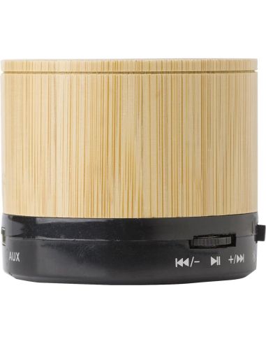 Altavoz de bambú Bluetooth y MP3