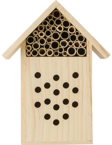 Casita de madera para abejas