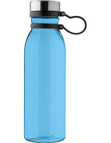 Botella RPET GRS 750 ml correa silicona tapa acero inox