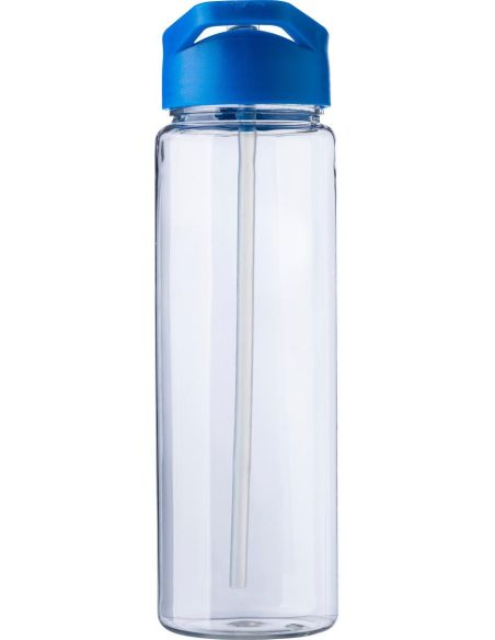 Bidón RPET GRS 750 ml pajita plegable tapa LFGB