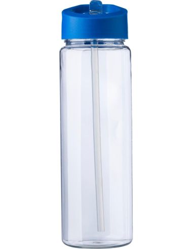 Bidón RPET GRS 750 ml pajita plegable tapa LFGB