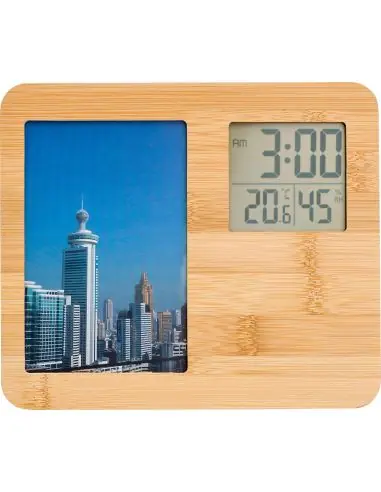 Estación meteorológica de bambú Ecológica...