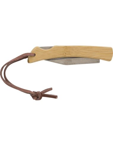 Navaja de acero inox. y bambú Ecológica Personalizada 10966190
