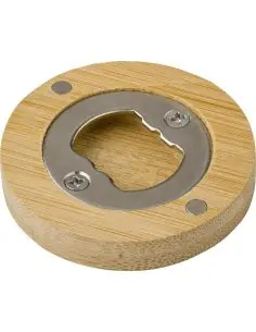 Abridor con imán de bambú Ecológico Personalizado 10966195