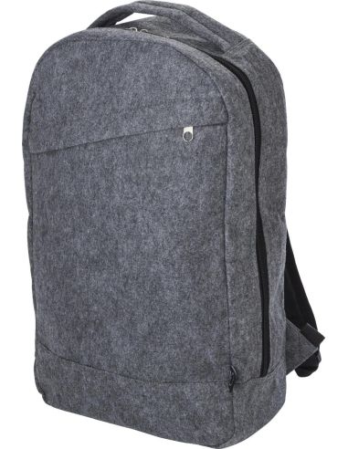 Mochila de fieltro RPET con 2 compartimentos