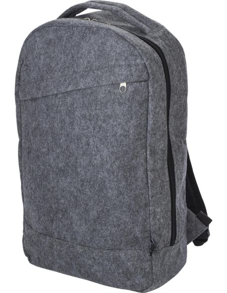 Mochila de fieltro RPET con 2 compartimentos