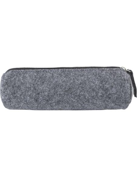 Estuche de fieltro RPET con cremallera