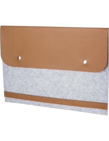 Funda portátil 14 pulgadas RPET con botones